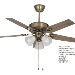 QUẠT TRẦN ĐÈN TRUYỀN THỐNG T42-6150TA