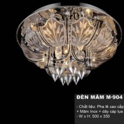 Đèn Mâm Pha Lê M904