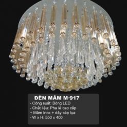 Đèn Mâm Pha Lê M917
