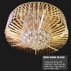 Đèn Mâm Pha Lê M926